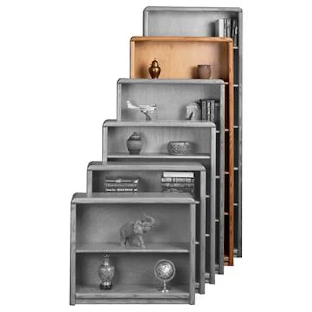 Deep 74-Inch Standard Bookcase